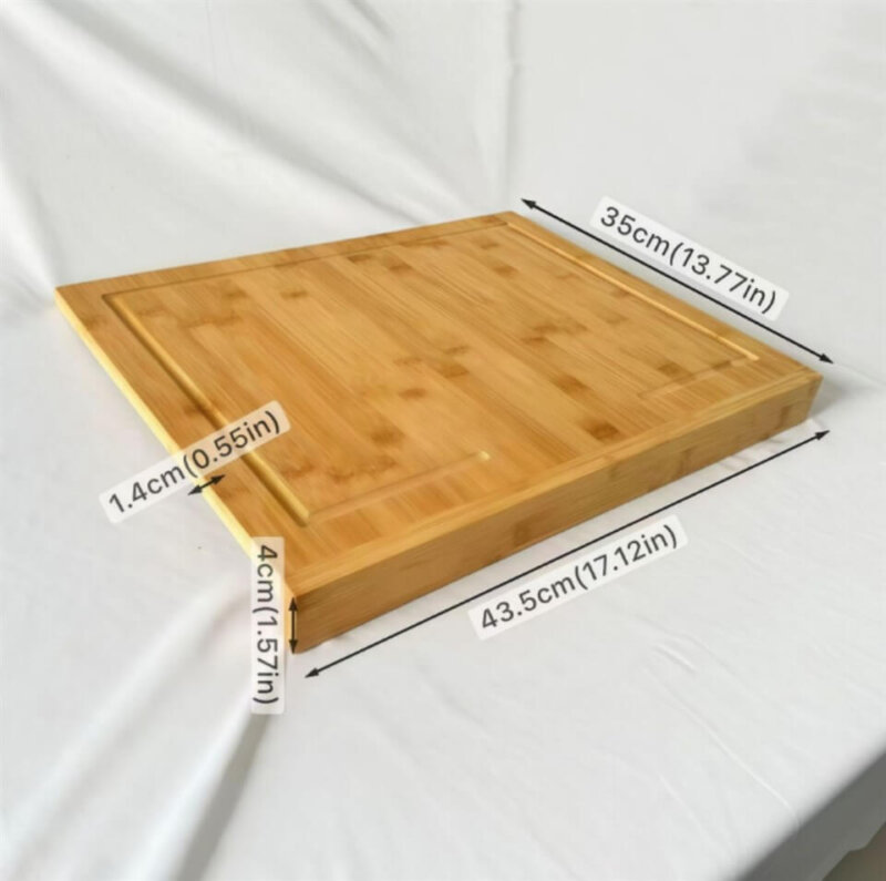 Extra Large Bamboo Cutting With 2 Stand Slot-Promotional Cutting Board