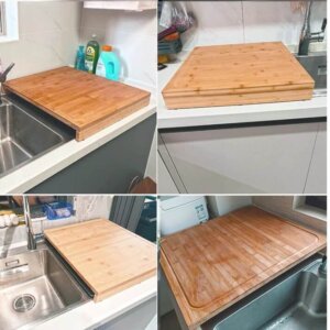 Extra Large Bamboo Cutting With 2 Stand Slot-Promotional Cutting Board