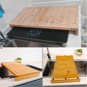 Extra Large Bamboo Cutting With 2 Stand Slot-Promotional Cutting Board