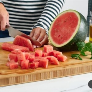 Extra -larage butcher's block ,bamboo vertical solid wood board