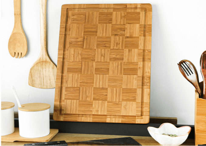 TQW_000001 (5) End Grain Vertical pressed Bamboo Butcher Blocks and Cutting Board